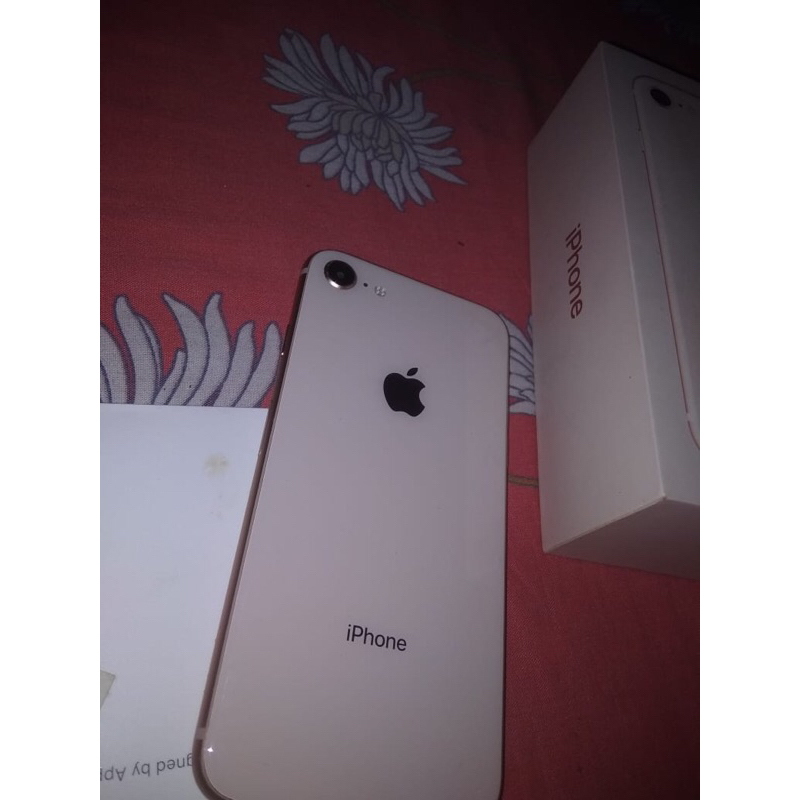 iphone 8 64gb garansi ibox rose gold second