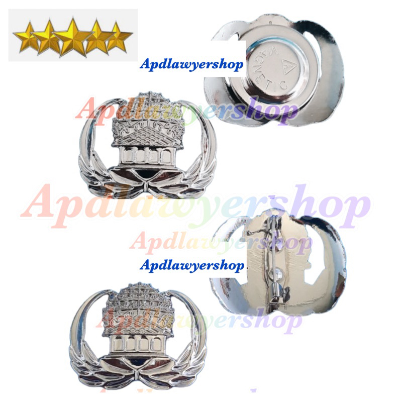 Pin Korpri Silver 3cm Magnet Peniti 100% ORIGINAL PREMIUM Pin Kopri Korpri ASN PNS