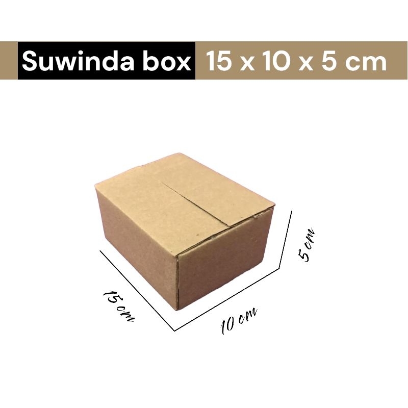 

kardus/karton uk 15x10x5 cm box packing dll ST