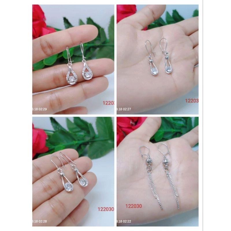 Anting Silver Perhiasan Aksesoris Lapis Emas Terlaris Termurah