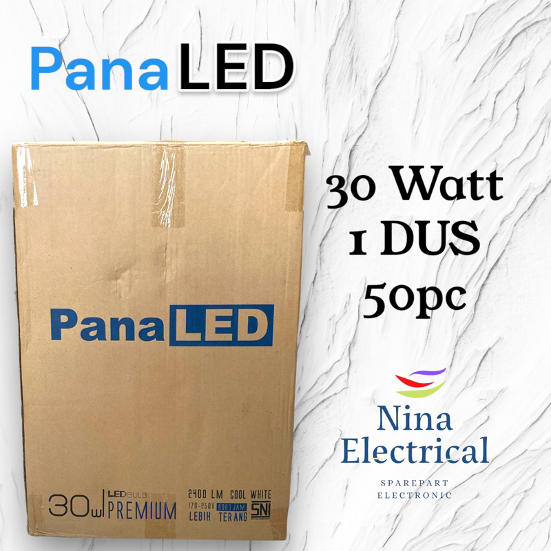 LAMPU LED PANALED PREMIUM 30WATT 1 KARTON/DUS ISI 100 BIJI MURAH MERIAH