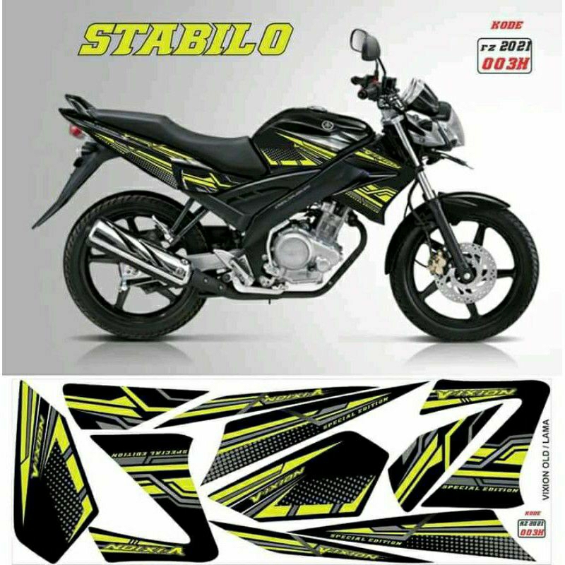 Striping variasi Vixion 2008 stiker yamaha vixion 2010 lis body yamaha vixion 2012