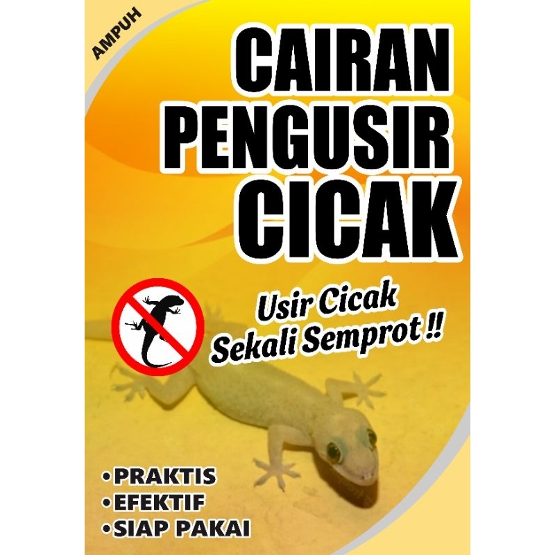 Cairan Pengusir CICAK Ampuh kemasan botol PET 1 liter