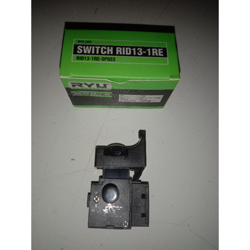 Switch Saklar RYU RID 13-1RE/Switch Saklar Bor Ryu 13mm