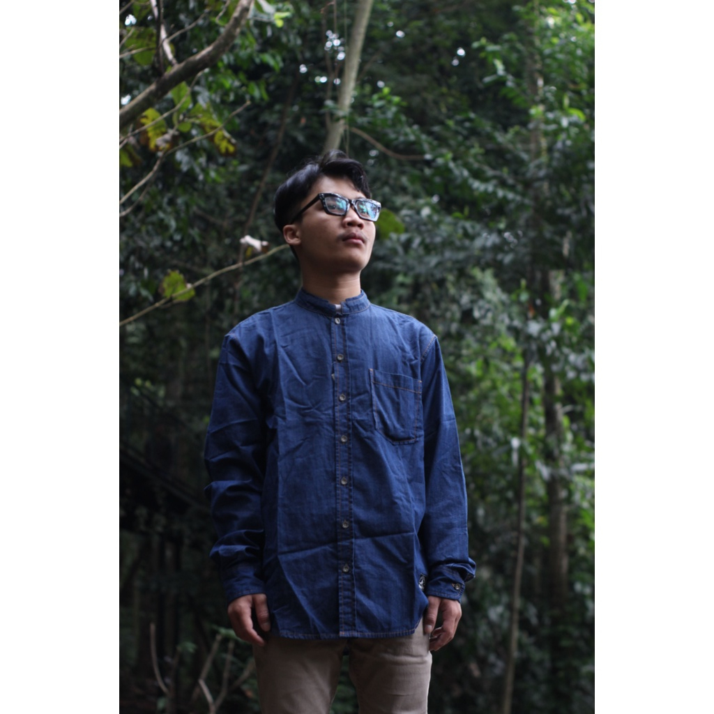 LEA Kemeja Denim 206.86.01.90 Long Sleeve original