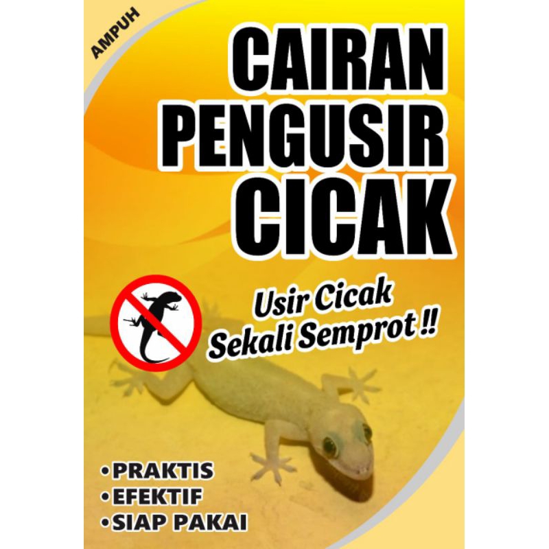 Cairan Pengusir CICAK Ampuh kemasan jurigen 1 liter