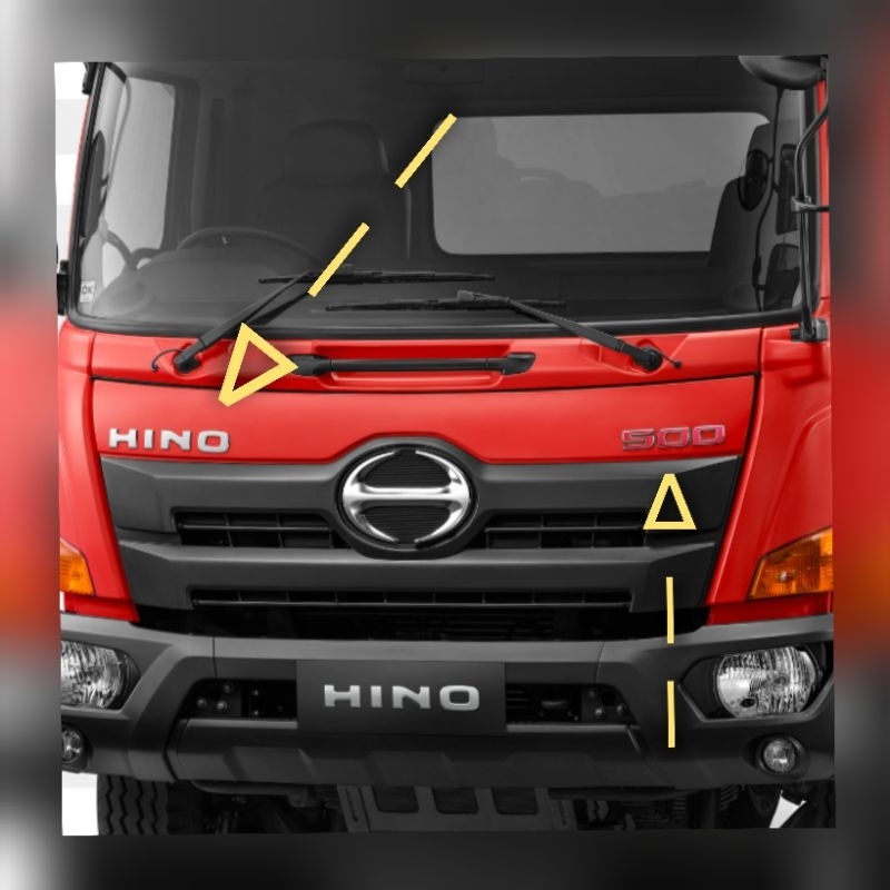 tulisan emblem hino 500