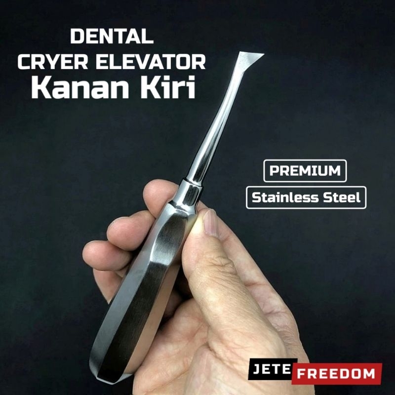 SORGEN Dental Cryer Elevator Kiri Kanan Fig 25 26 Root Tip Luxating Surgical Extraction Luxator Bein