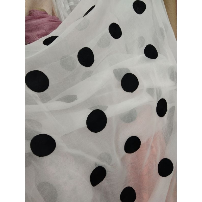 kain/bahan SITRU dot bordir
