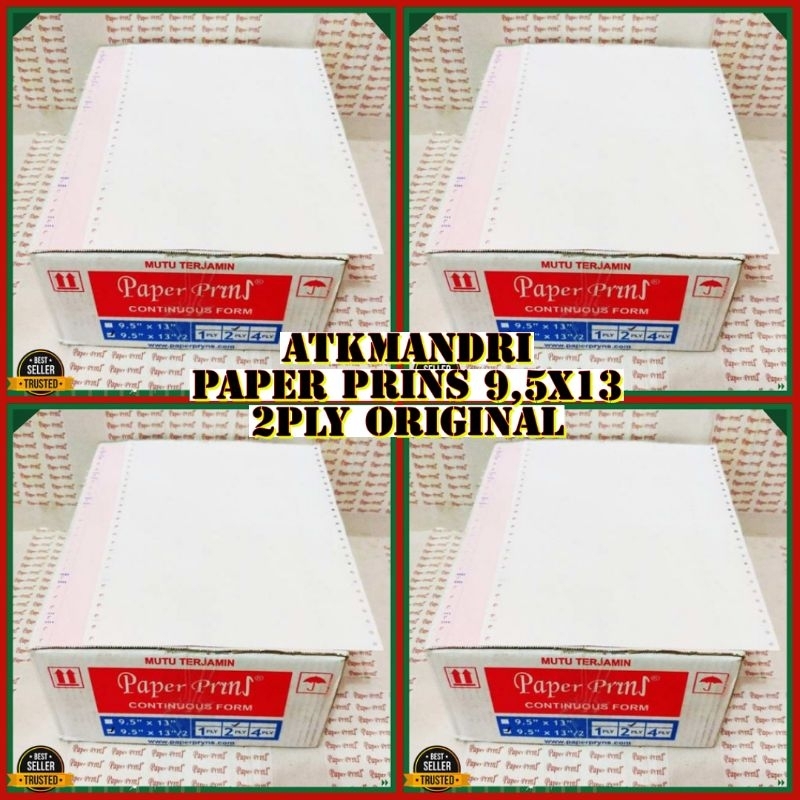 

PAPER PRINS KERTAS 2PLY 9,5X13 ORIGINAL NEW