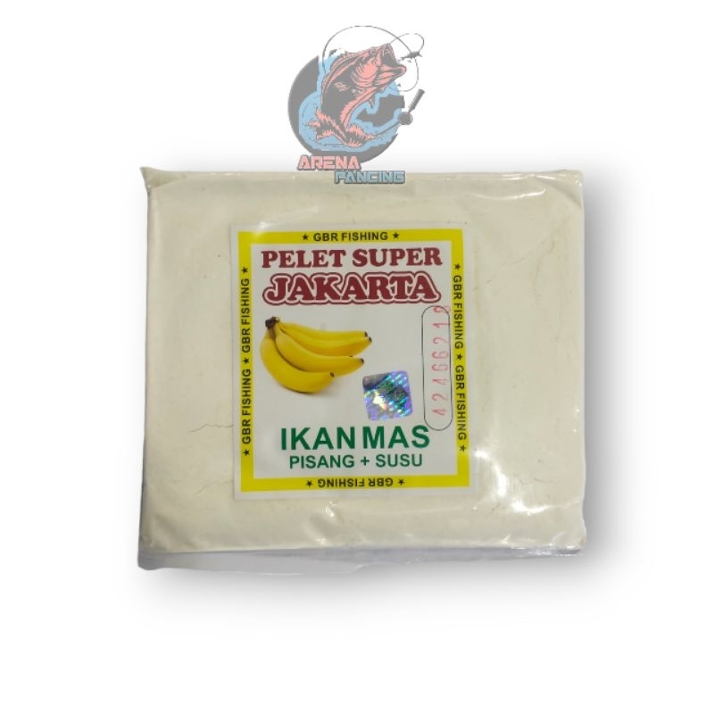 Umpan Pancing Pelet Super Jakarta Aroma Pisang + Susu