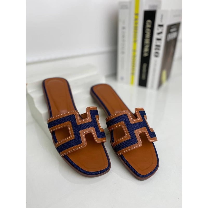 SANDAL WANITA KEKINIAN HS006 FLAT SENDAL PREMIUM IMPORT