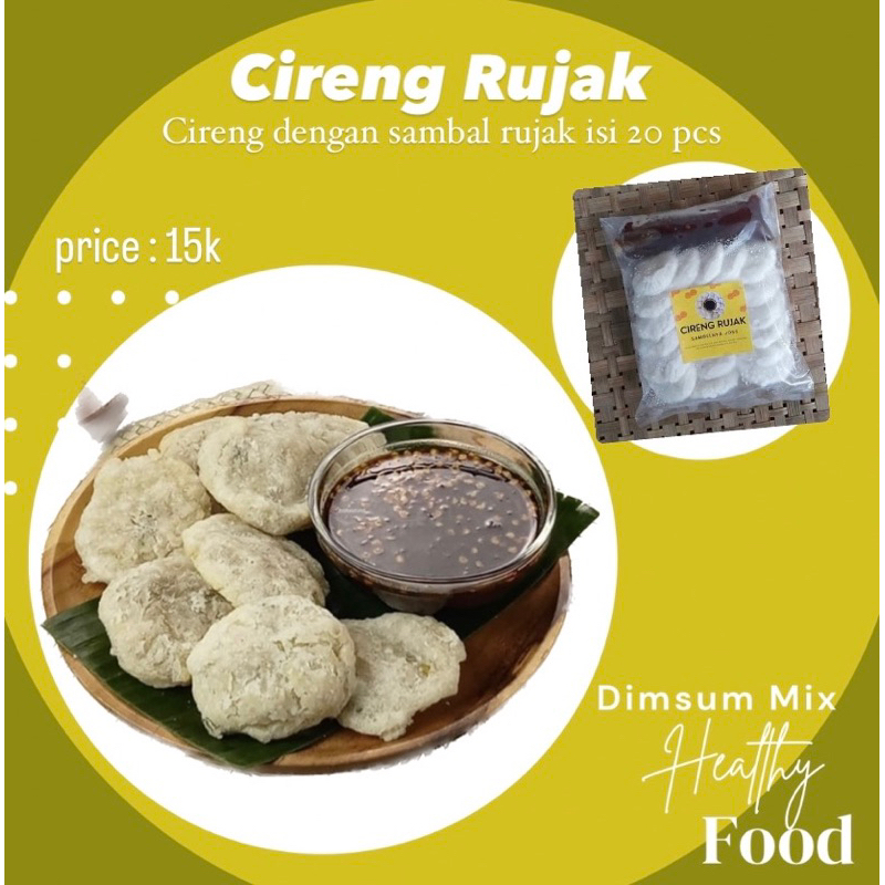 

CIRENG RUJAK ISI 20 CIRENG ISI/CIRENG FROZEN/CIRENG SAMBAL