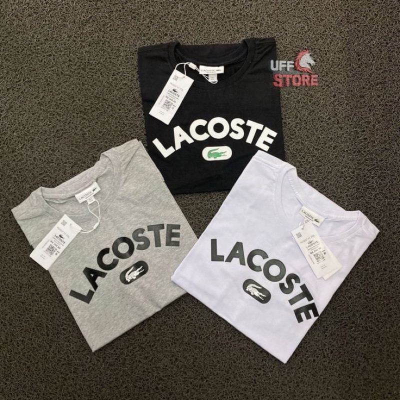 KAOS BRANDED PREMIUM PRIA/WANITA KAOS  LACOSTE / KAOS murah / KAOS BERMEK