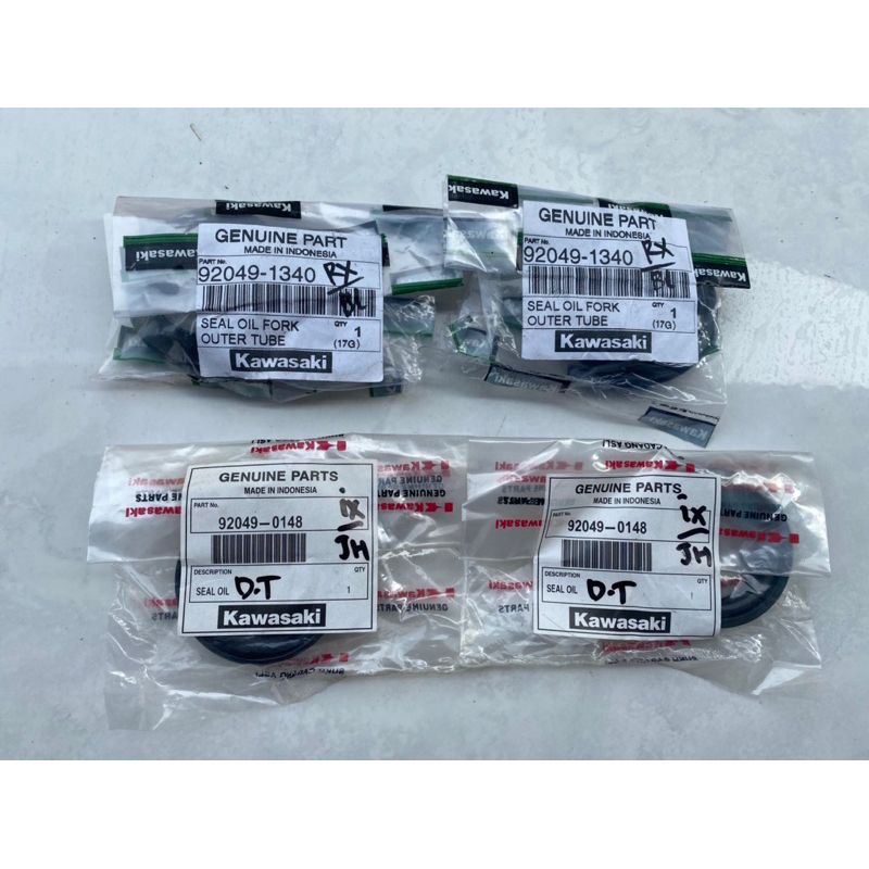 SIL SOK DEPAN SET SEAL SHOCK DEPAN SIL ABU KLX 150 BF DTRACKER UP SIDE DOWN USD SIL SOK KLX BF