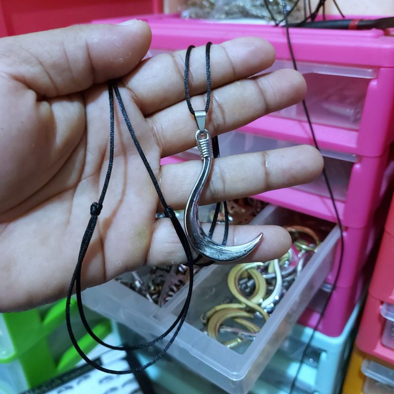 KALUNG CELURIT TALI HITAM KUAT TAHAN AIR || KALUNG PRIA PEMBERANI