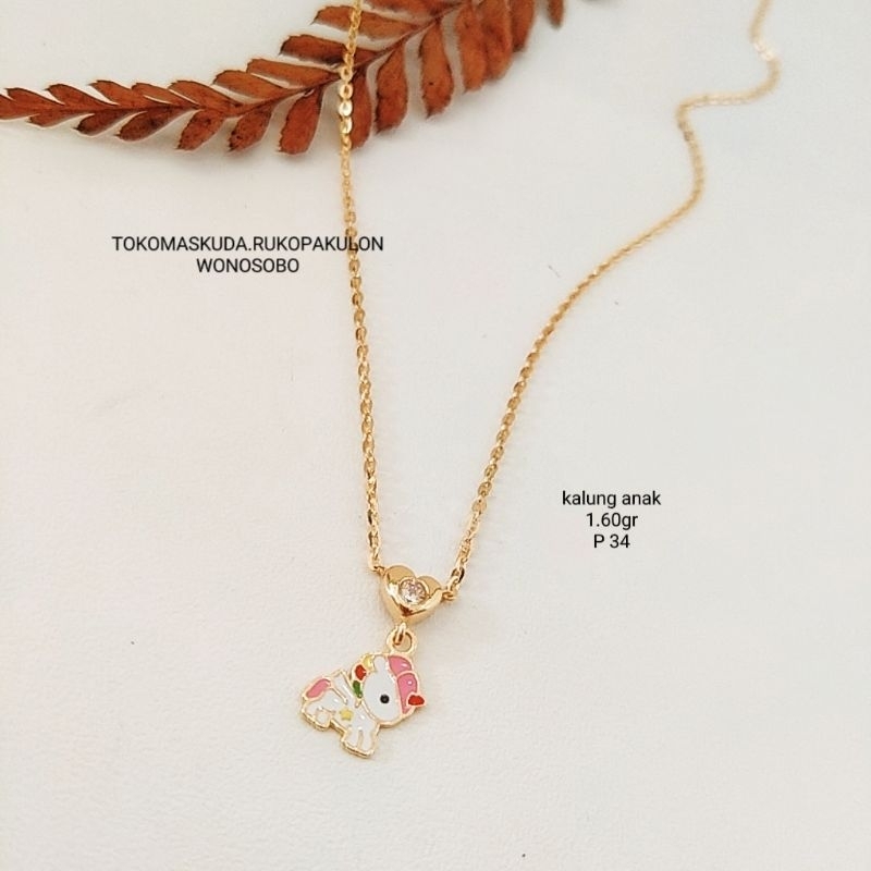 kalung anak (emas kadar 8k &amp;9k)