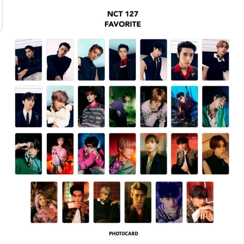 [27PCS] PHOTOCARD NCT 127 FAVORITE