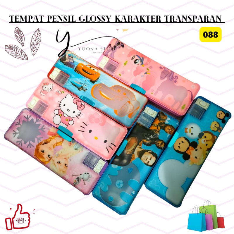 

TEMPAT PENSIL RAUTAN MAGNET KARAKTER TRANSPARAN 088 -PCS