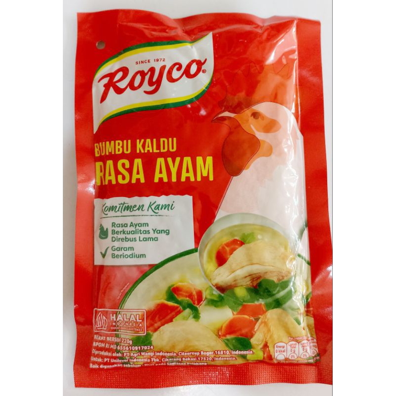 

Royco Bumbu kaldu rasa ayam 220gr