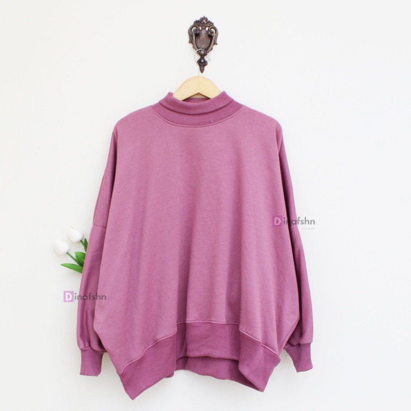 TURTLENECK OVERSIZE SWEATER XXXL SWEATER OVERSIZE KOREAN STYLE WANITA