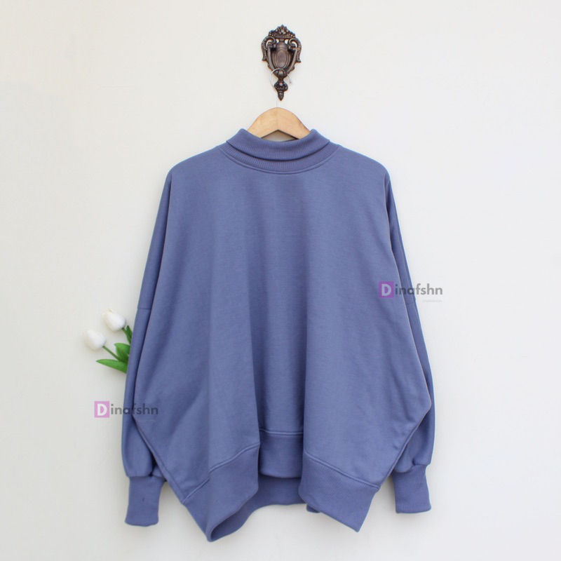 TURTLENECK OVERSIZE SWEATER XXXL SWEATER OVERSIZE KOREAN STYLE WANITA