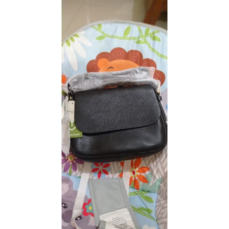 fos sil harper crossbody small black / tas branded harper crossbody small black