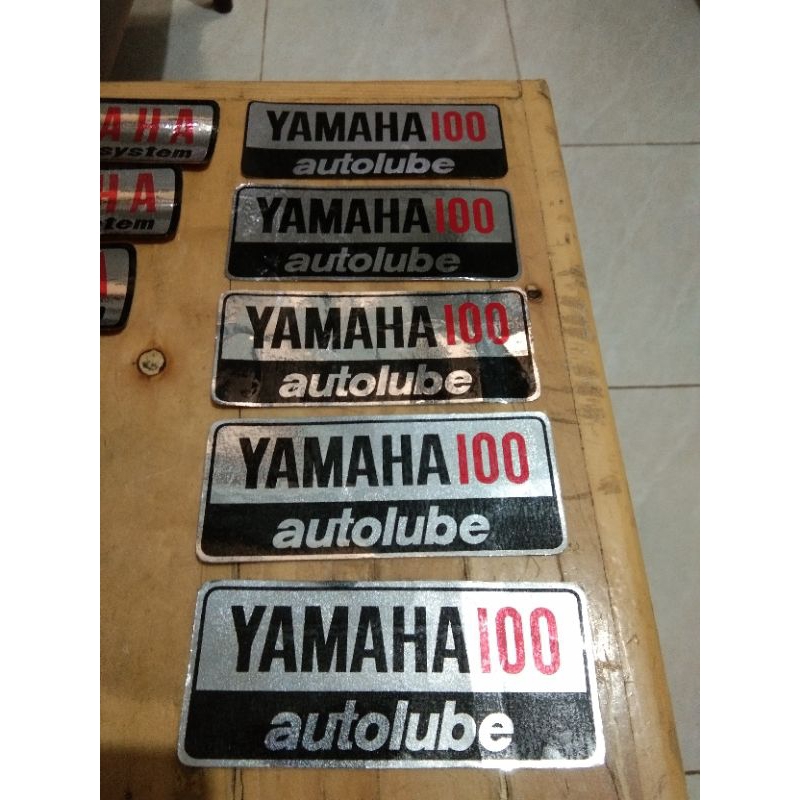 stiker box yamaha twin yl1 yl3 yamaha 100