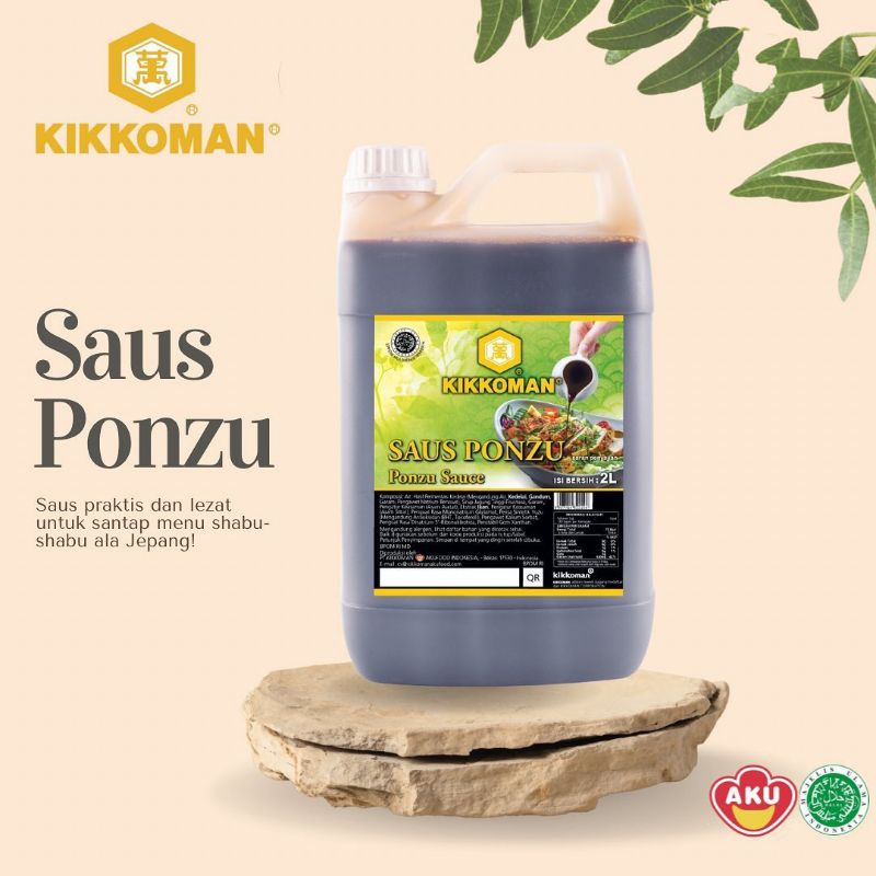

KIKKOMAN Ponzu Sauce 2 Liter Halal | Cocolan Shabu-shabu