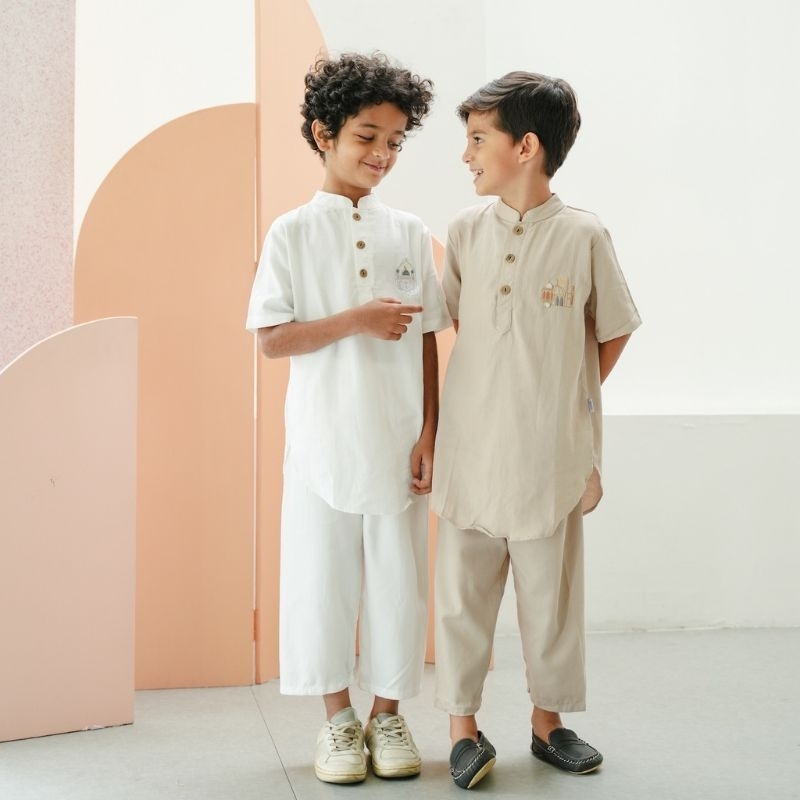 Mooi Baju Koko anak laki laki baju muslim laki laki Baju lebaran laki laki baju taqwa laki laki