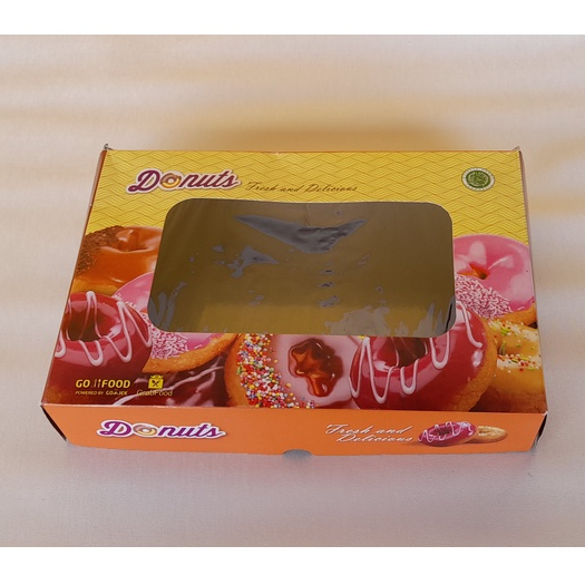 

Kardus Donuts 27x18,5x5,5 Tutup Mika
