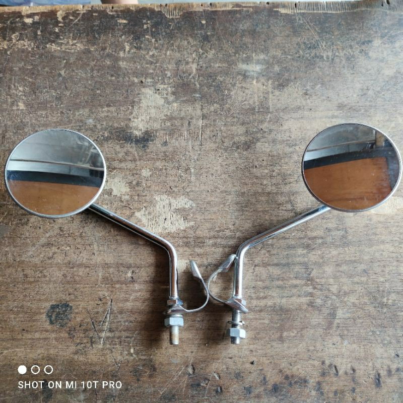 Spion Set Yamaha AS3 RD125 RX125 Twin Yasi Original Yamaha Japan