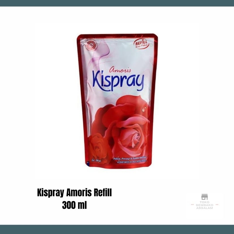 Kispray refill amoris / Kispray amoris refil 300 ml / Kispray pouch refill 300 ml / Kispray amoris