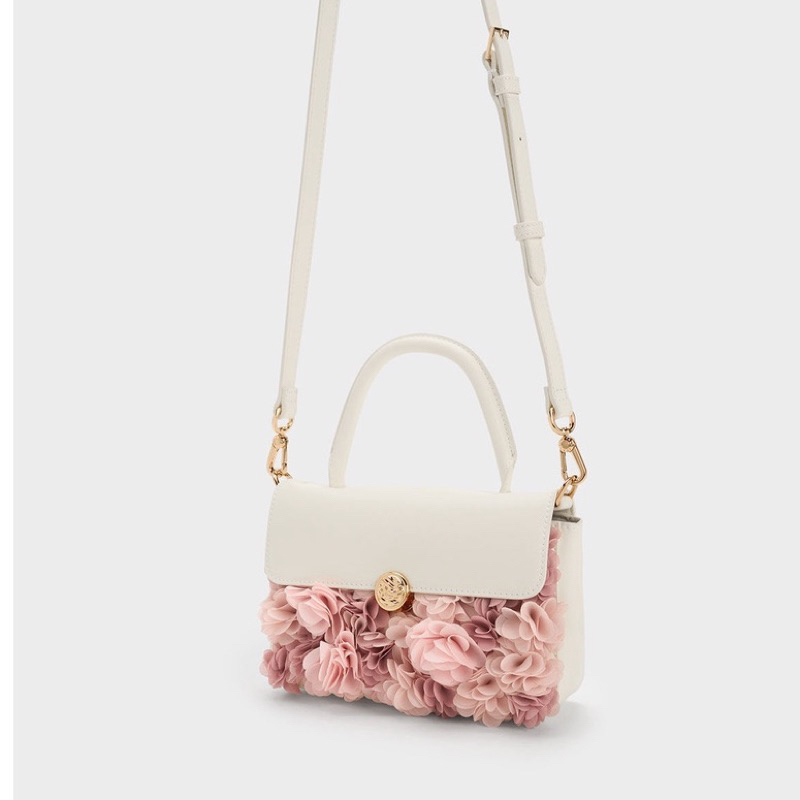 Tas Wanita CK Top Handle Flowers