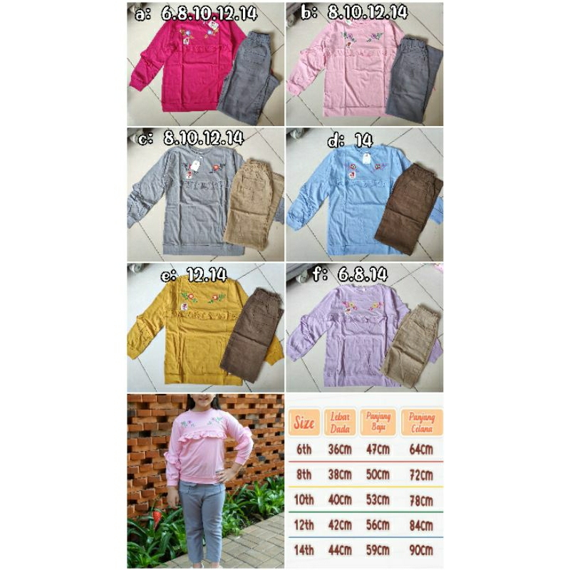 <BB-HO> BIG BUGS - Linen & Ramie Ruffleset 6-14T