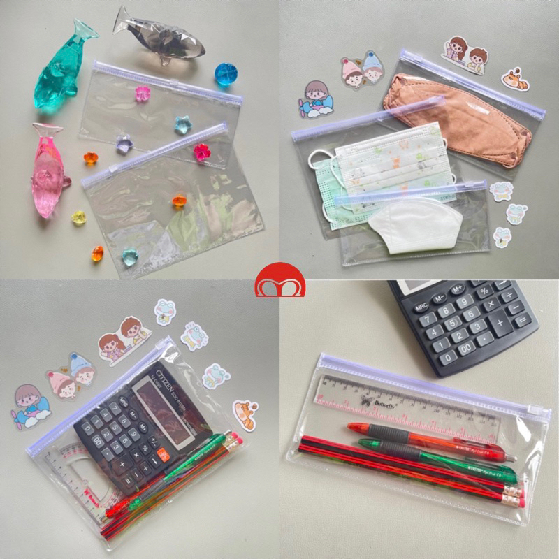 

Pouch Bening Kantong Ziplock Plastik Bening CAMBRIDGE TEST KIT Tempat Pensil Makeup Masker