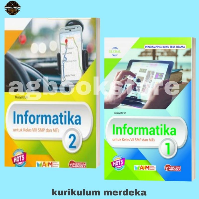 Buku Informatika Kelas 7 8 SMP / Informatika SMP / Kurikulum Merdeka / Global