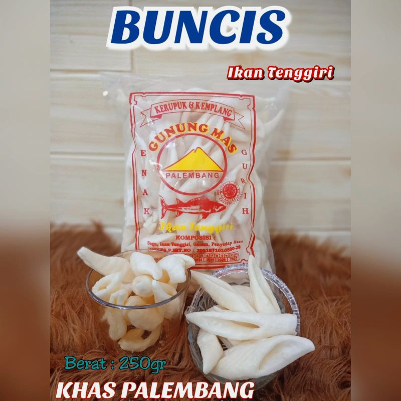 

KERUPUK BUNCIS IKAN TENGGIRI KERUPUK PALEMBANG