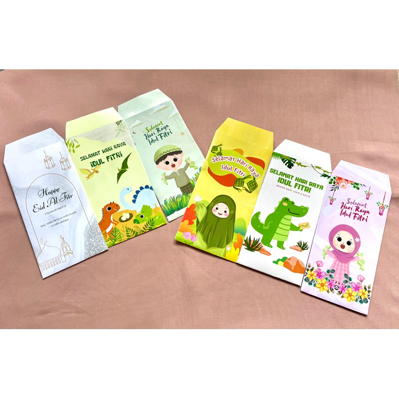 

Amplop Lebaran Asthetic/ Amplop Lebaran Lucu isi 12