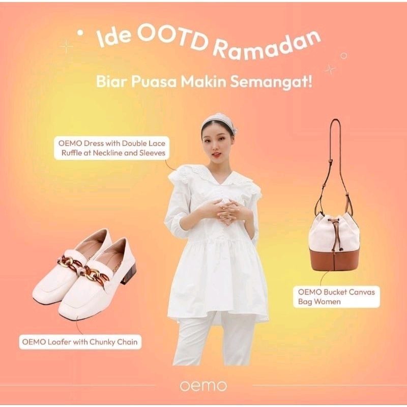 SALE OEMO Top / Atasan Wanita Bordir Ramadhan