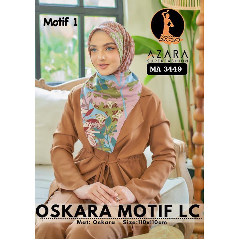 [PART 1] HIJAB SEGIEMPAT OSKARA MOTI LC (MA 3449)