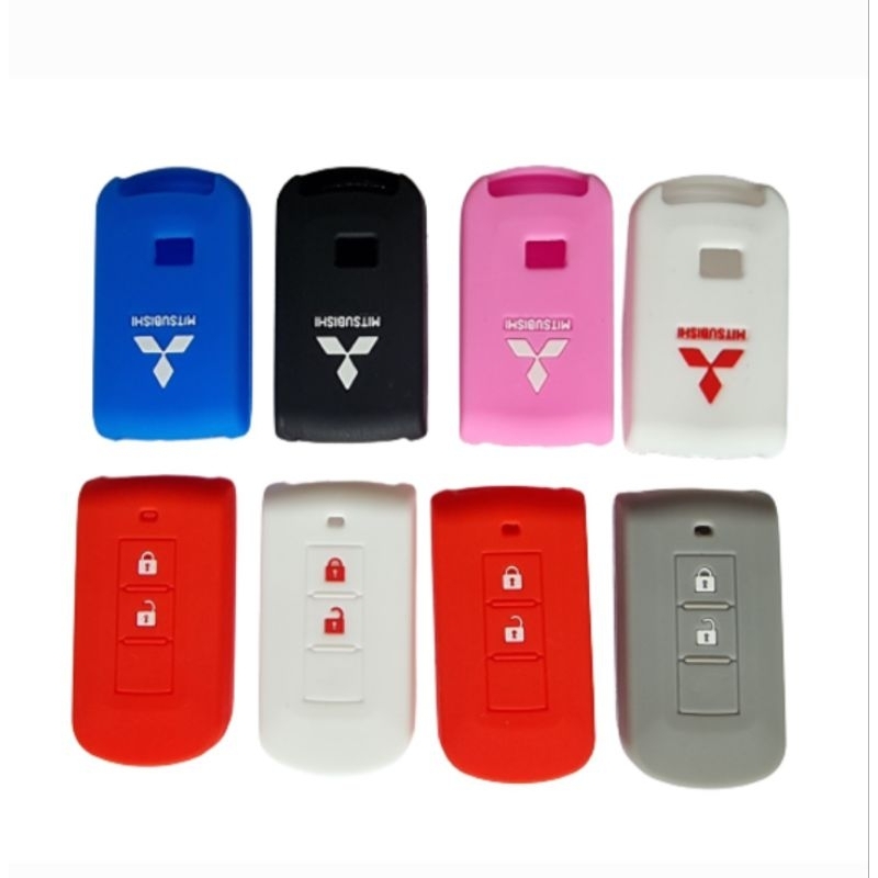 Silikon Kondom Kunci Remote Mobil Mitsubishi Outlander Pajero Xpander cross Cover Key Case Silicone Mitsubishi Xpander