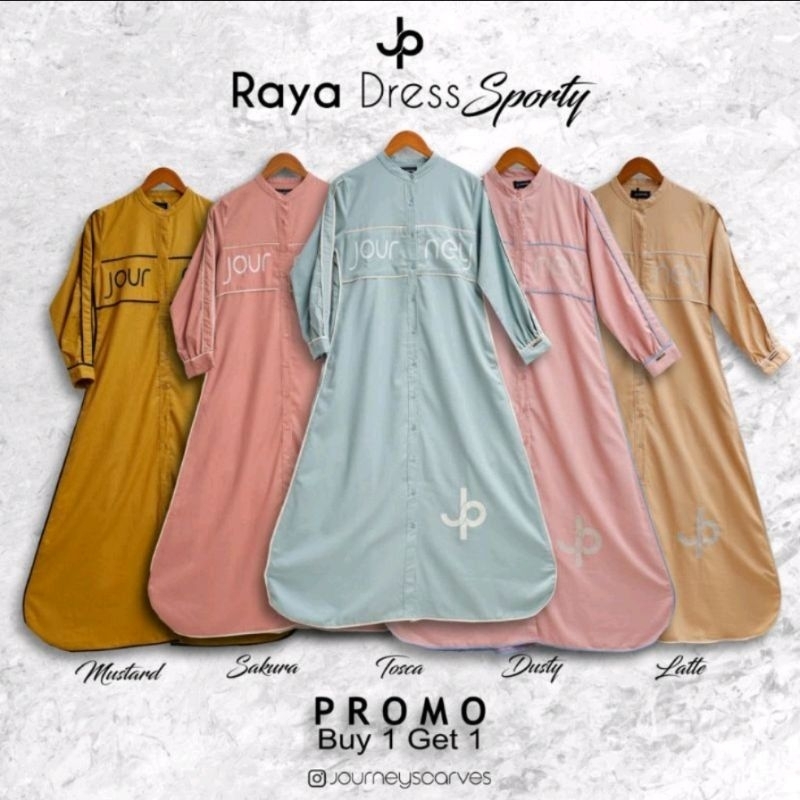Raya Dress Sporty by Journey scarves , PROMO Buy 1Get 1free