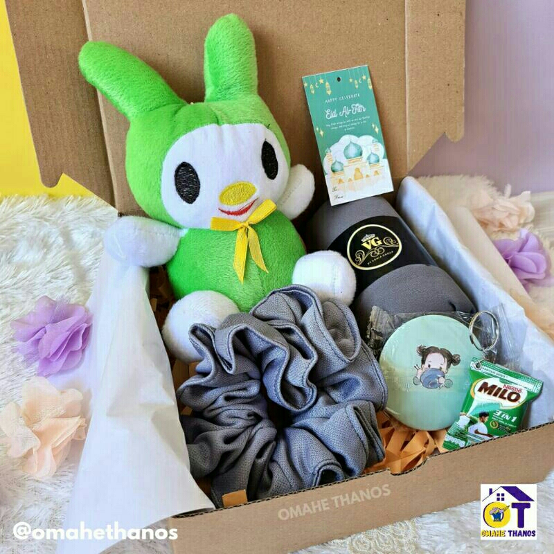 HAMPERS HIJAB/ HAMPERS LEBARAN/ KERUDUNG/ PASHMINA/ HAMPERS IDUL FITRI /hempers murah unik viral luc