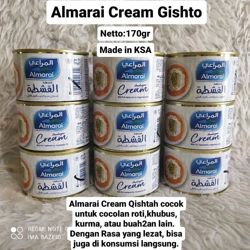 Almarai 170gr cream Qishtah gishto qishto gisthah gistha gisto qista Saudi