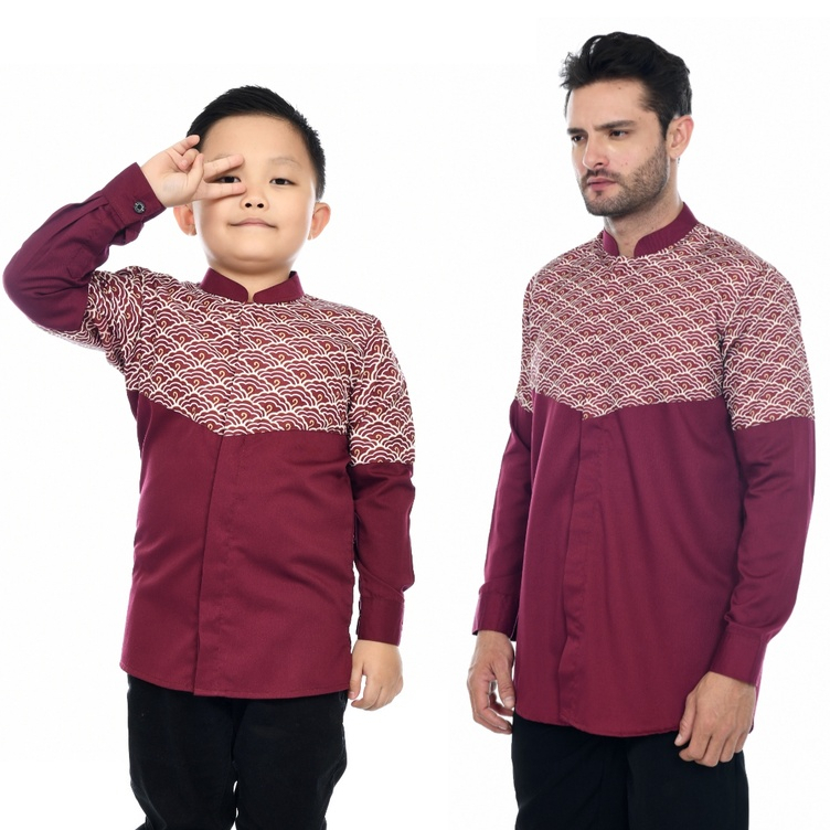 Baju Koko Couple Ayah Anak Koko Pria Kurta Pakistan