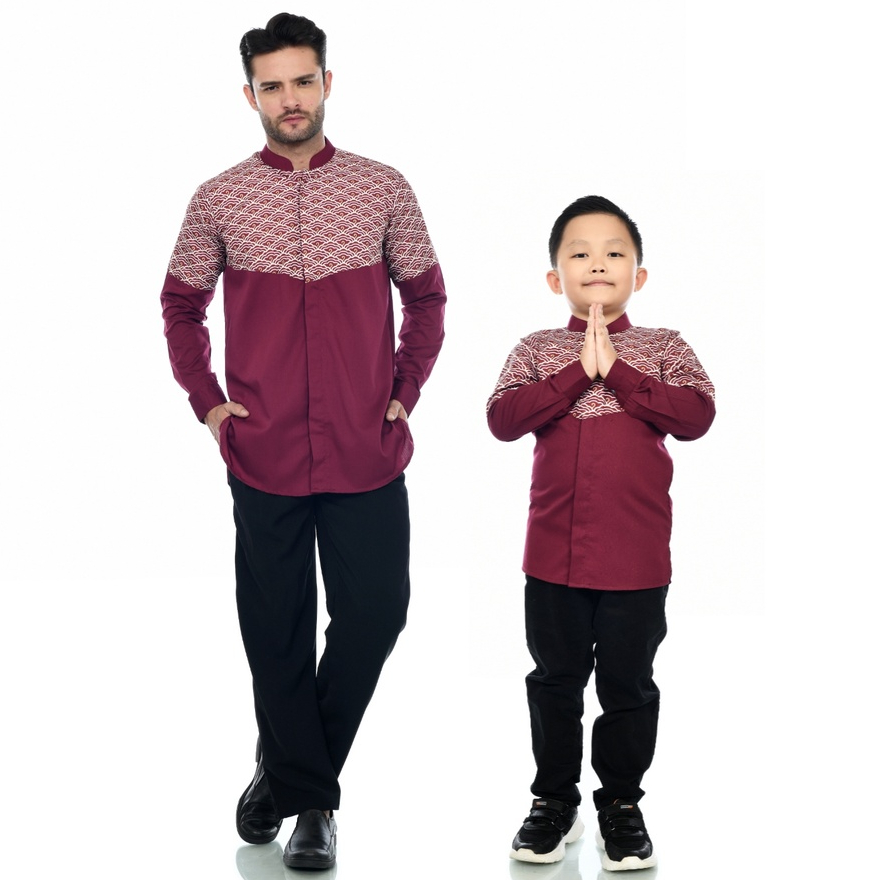 Baju Koko Couple Ayah Anak Koko Pria Kurta Pakistan