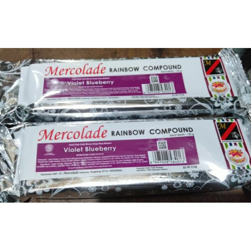 

mercolade violet blueberry 150g | mercolade cokelat batang warna ungu blueberry 150g | coklat batang warna ungu