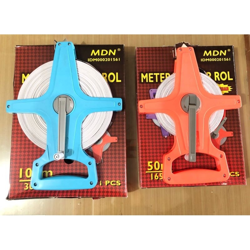 meteran tancap MDN 50m 100m/ meteran tanah 50 100 meter/ meteran roll/ meteran tukang roll/ meteran 