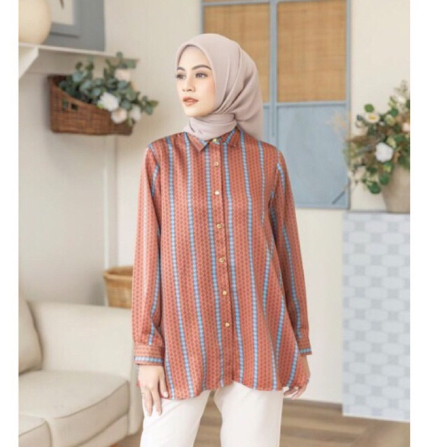 Shena Shirt HL Sienna Blue M